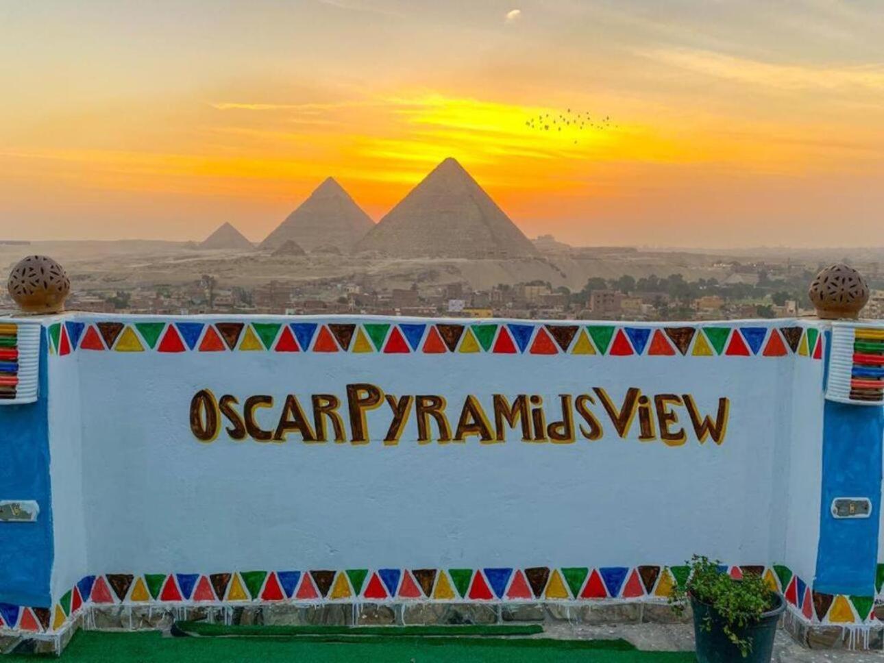 Oscar Pyramids View Hotel Nazlet el-Sîsi Exterior foto